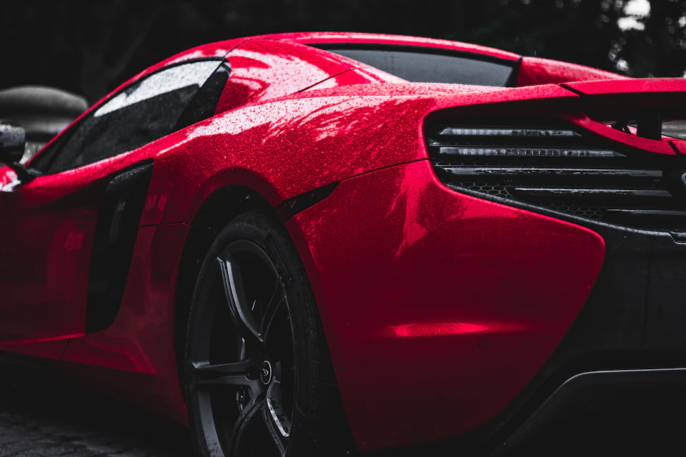 Red sports car